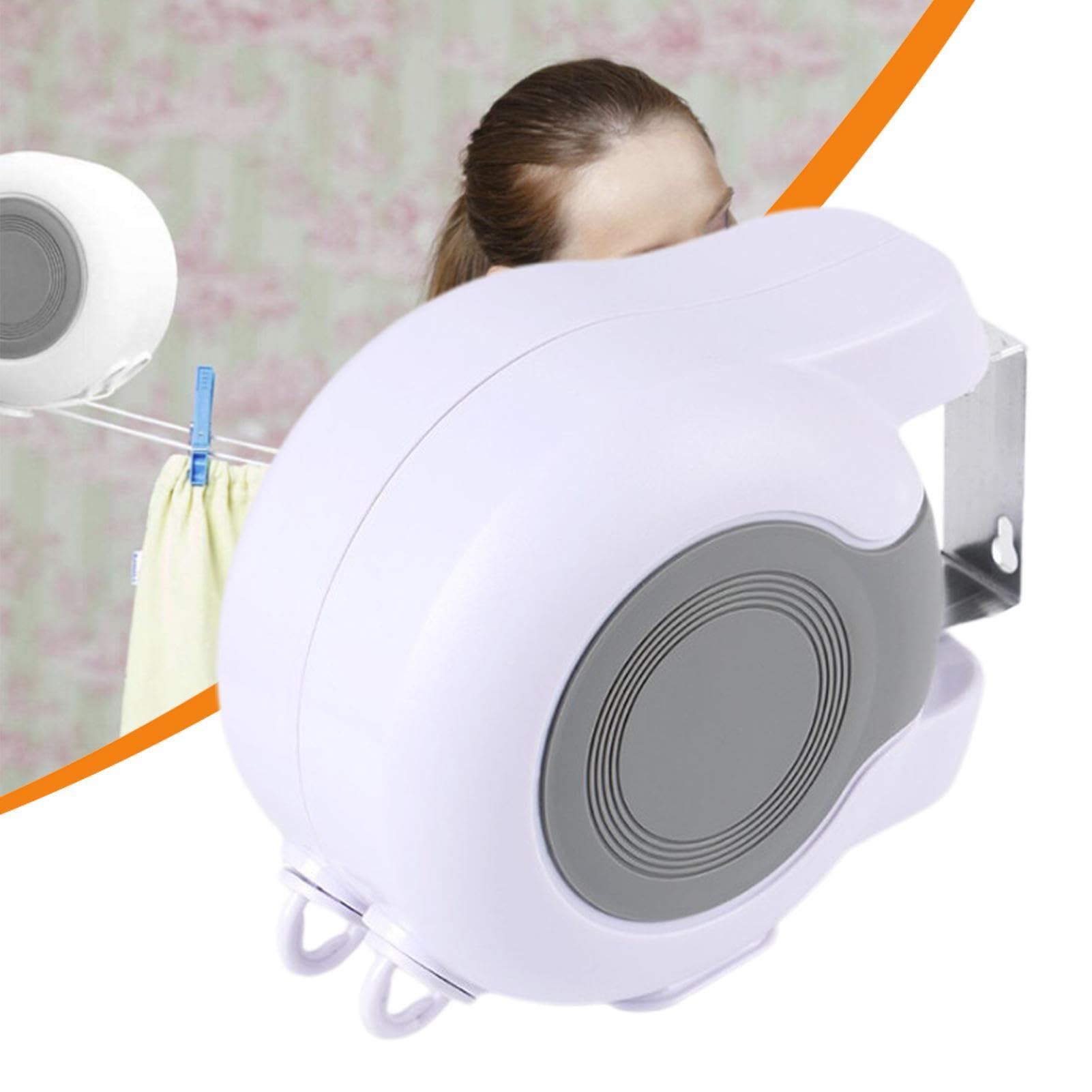 Einziehbare Wäscheleine 13 m Tragbare Doppel Haushaltszubehör