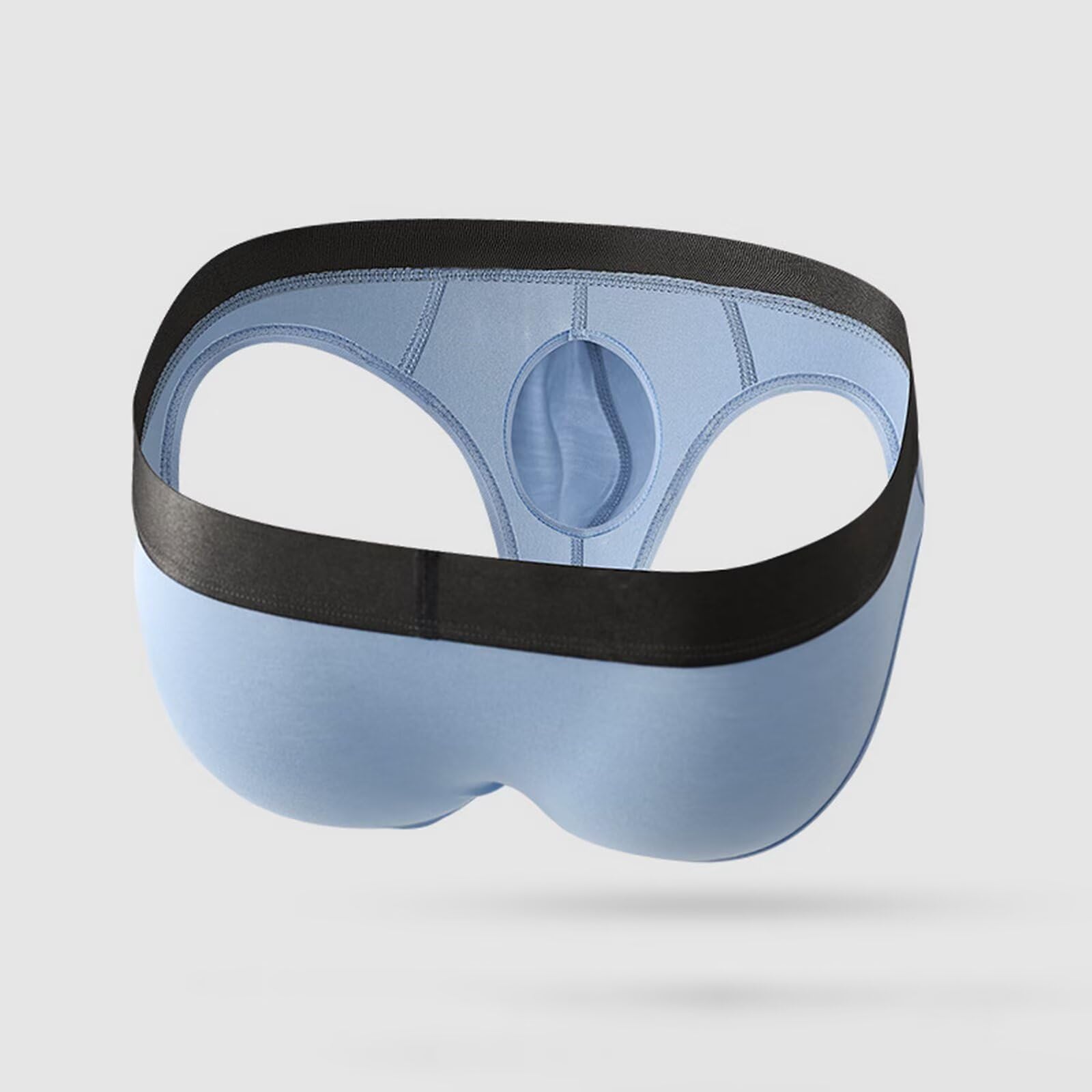 Sous-vêtements sexy pour homme avec poche en U - Grand sac séparé - Culotte respirante ouverte sur le devant