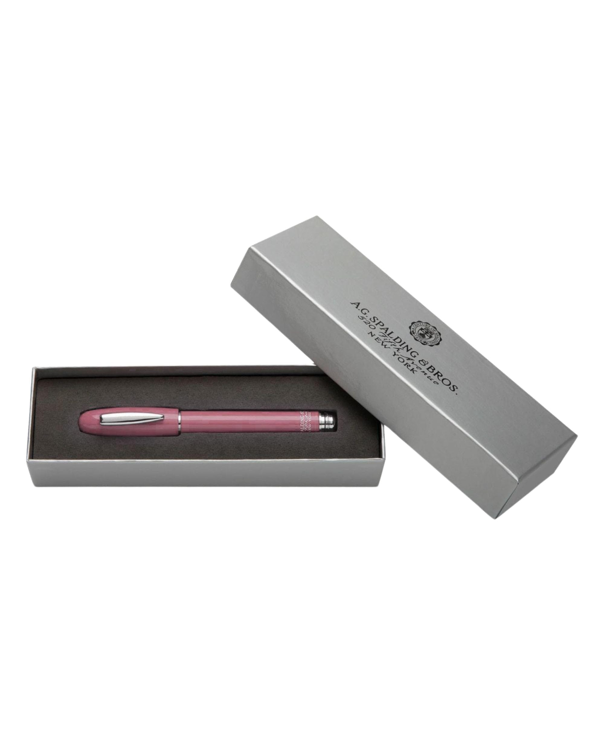 A.G.Spalding & Bros. Short Classic Roller Pen 170131 Elegant Acrylic Pink One Size - Image 4