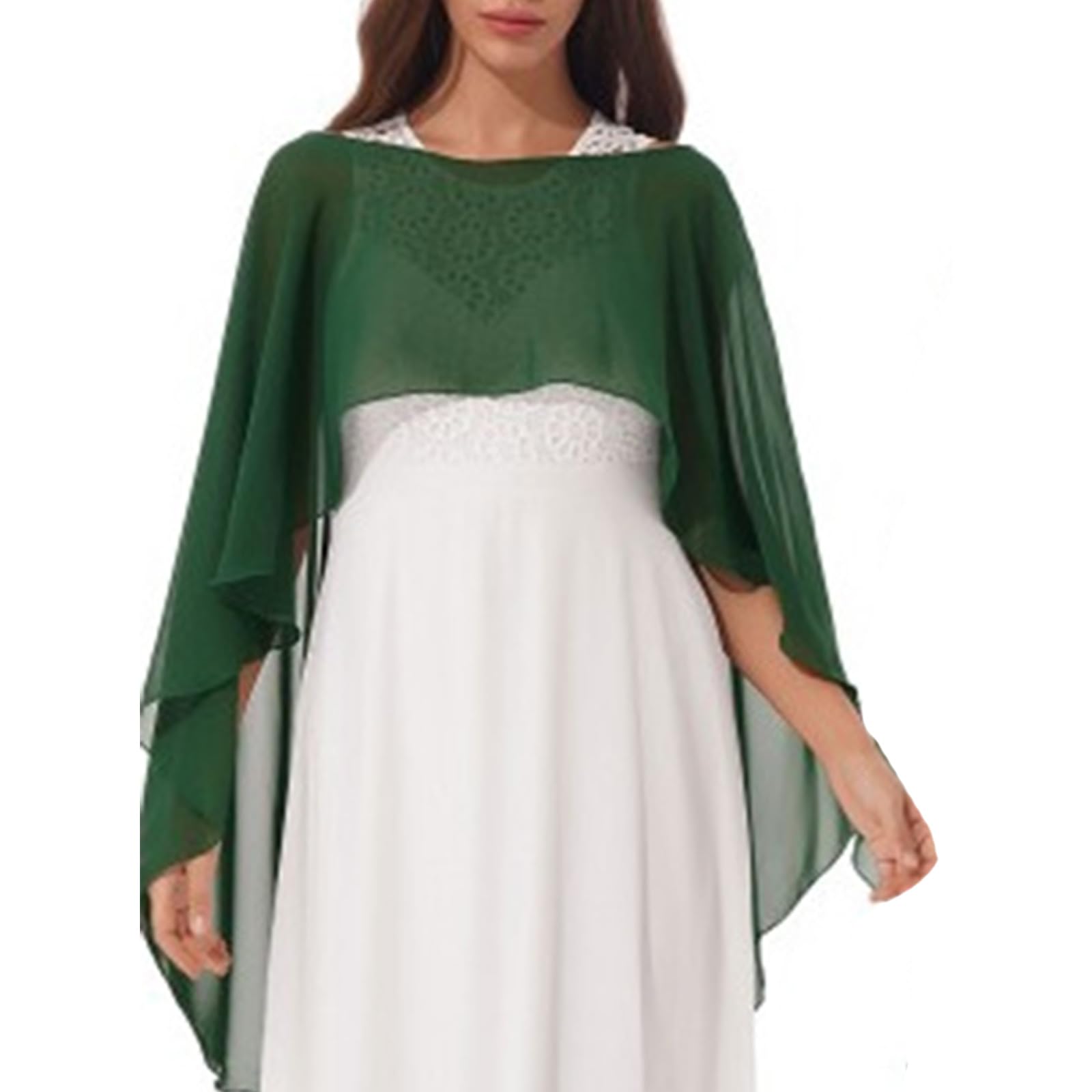 MICFENY Multiuse Pullover Scarf Shawl Wrap For Dresses Formal Event Shoulder Wrap for Evening Party and Banquet Dresses