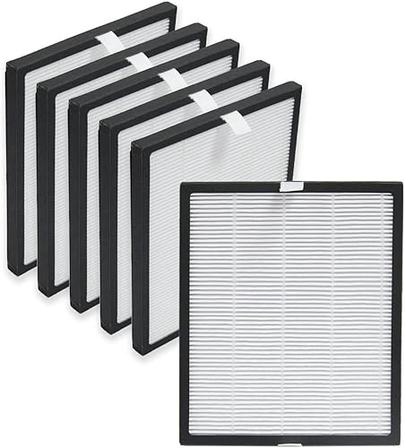 PUREBURG Paquete de 6 filtros de repuesto compatibles con el purificador de aire portátil Westinghouse 1804, H13 HEPA (no compatible con los modelos