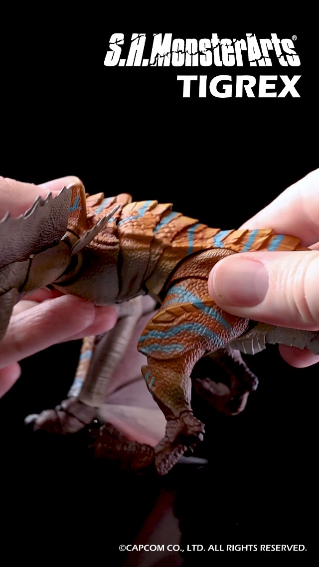 S.H. MonsterArts TIGREX フィギュア Bandai S.H.MonsterArts Tigrex Monster Hunter from Japan | eBay