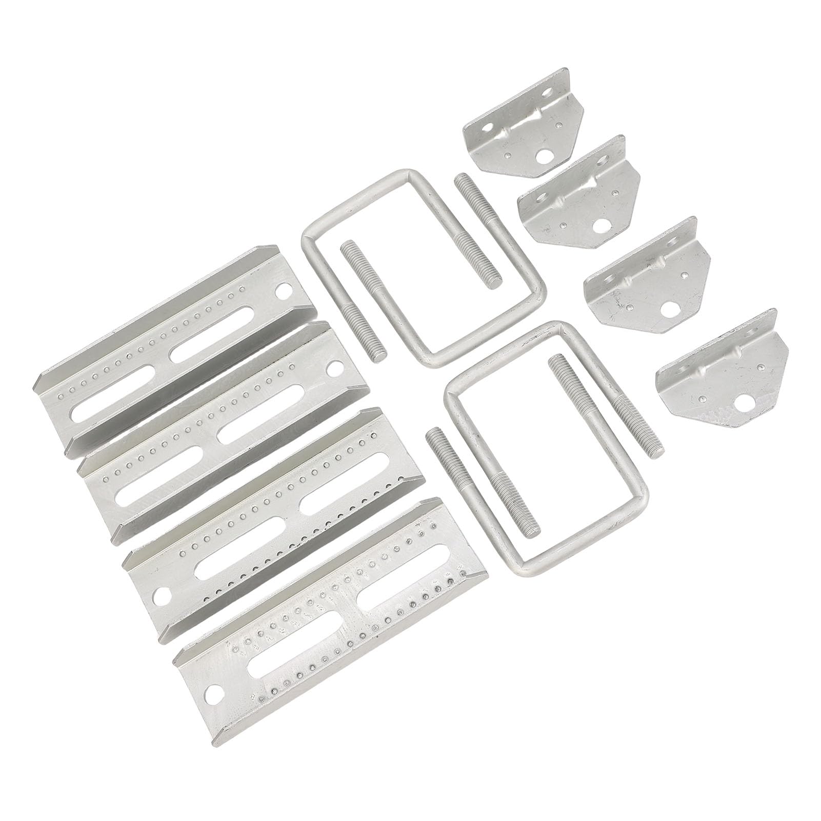 Garosa Soportes para Literas de Remolque de Barcos, Hierro Galvanizado, Ajustable, Kit de Soporte para Literas de 8 Pulgadas para Barcos de Agua Dulce y Salada