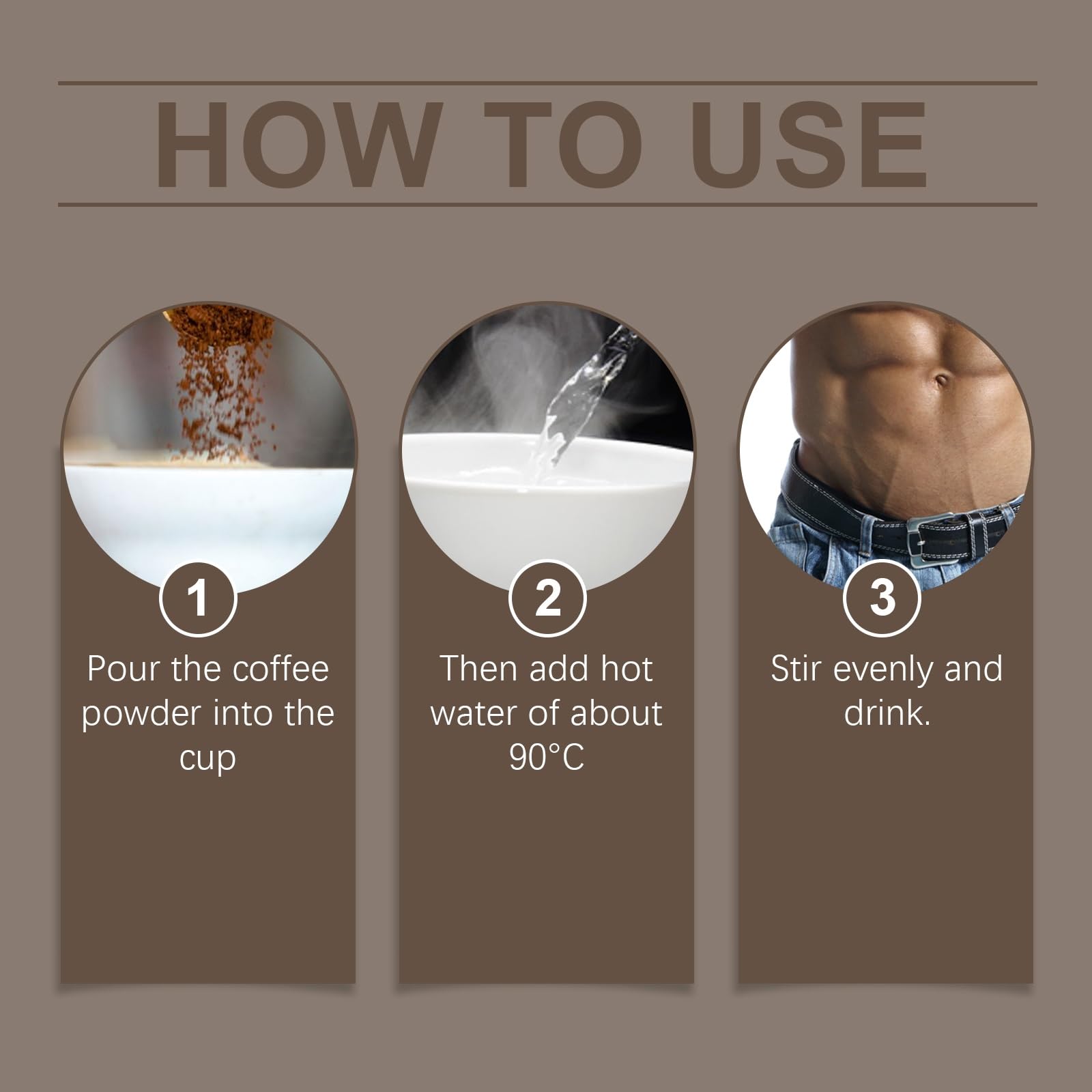Café Premium for Hommes: Dynamisez Votre Journée Et Boostez Votre Vitalité(3PCS)