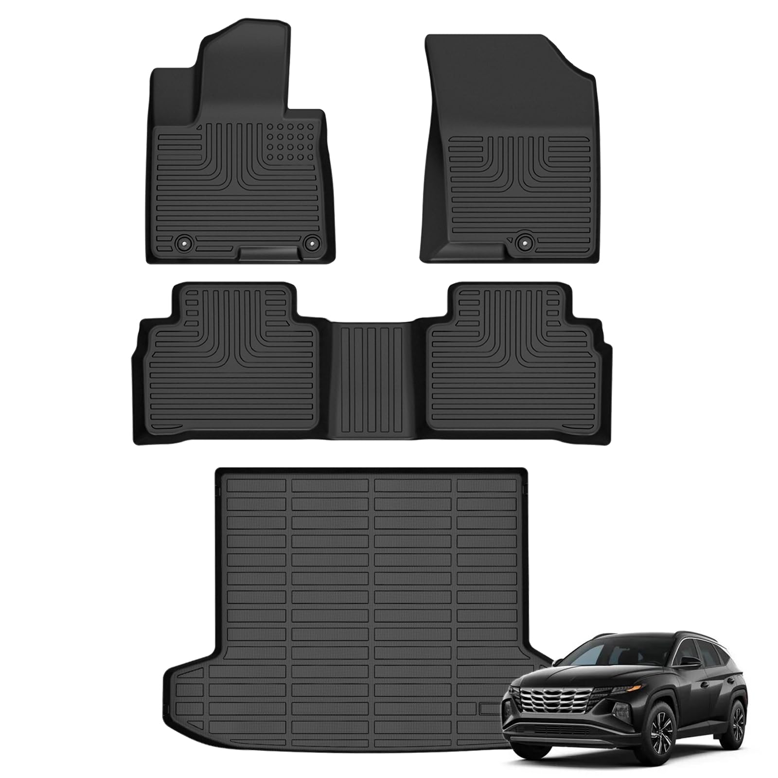 Floor Mats &amp; Cargo Liner for Hyundai Tucson 2026-2022