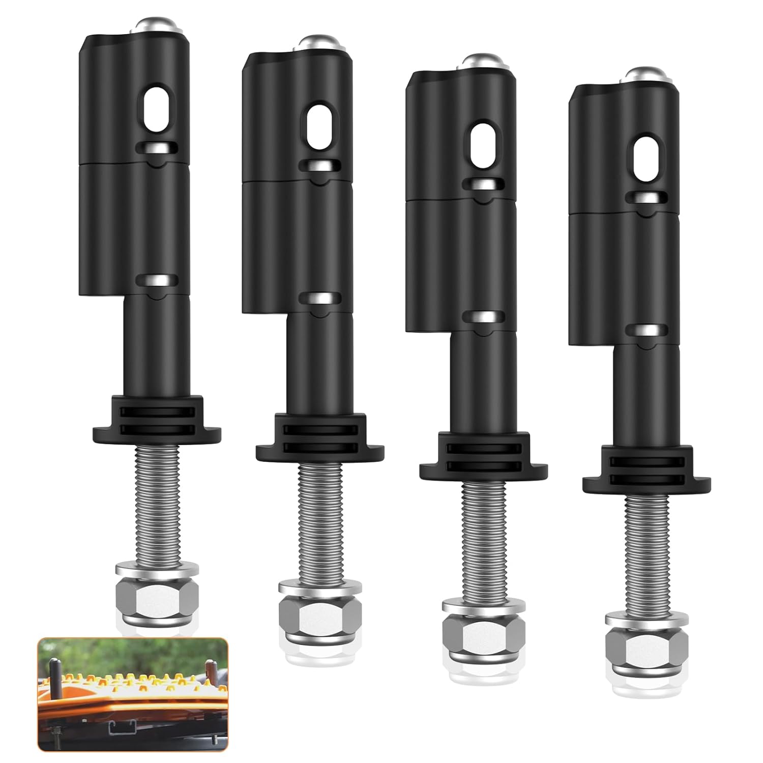 Mounting Pins for Recovery Boards, Lockable Design Traction