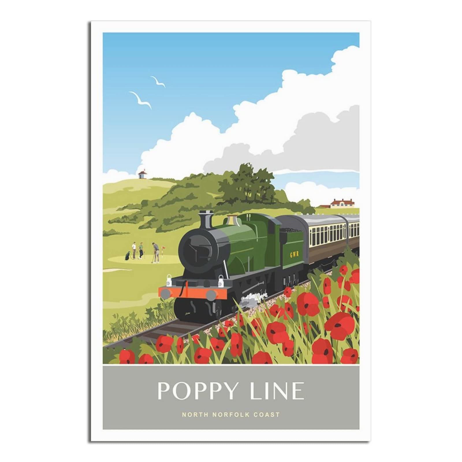Jigsaw Puzzles for Adults 1000,Poppys Line North Norfolk Train Puzzles for Adults, Challenging Puzzles, Puzzle Game for The Whole for Women,Gifts for Men, 38x26cm — image 1