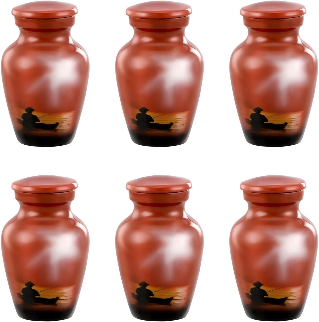 Forever Urns Keepsake Urn A Finshing Man Small Keepsake Qnty 6