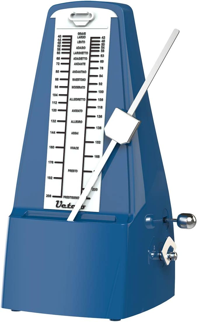 Mechanical Metronome Loud Sound Piano Drum Violin Guitar Saxophone Blue