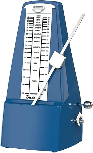 Miniatura 23 de Metrónomo mecánico de madera granulada sonido fuerte/alta precisión/no necesita baterías/para piano/guitarra/violín/tambor y otros instrumentos