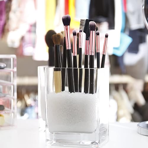 Miniatura 7 de WLLHYF Juego de 12 brochas de maquillaje de ojos para sombras de ojos, kit de herramientas de maquillaje profesional para cabello suave, kit de