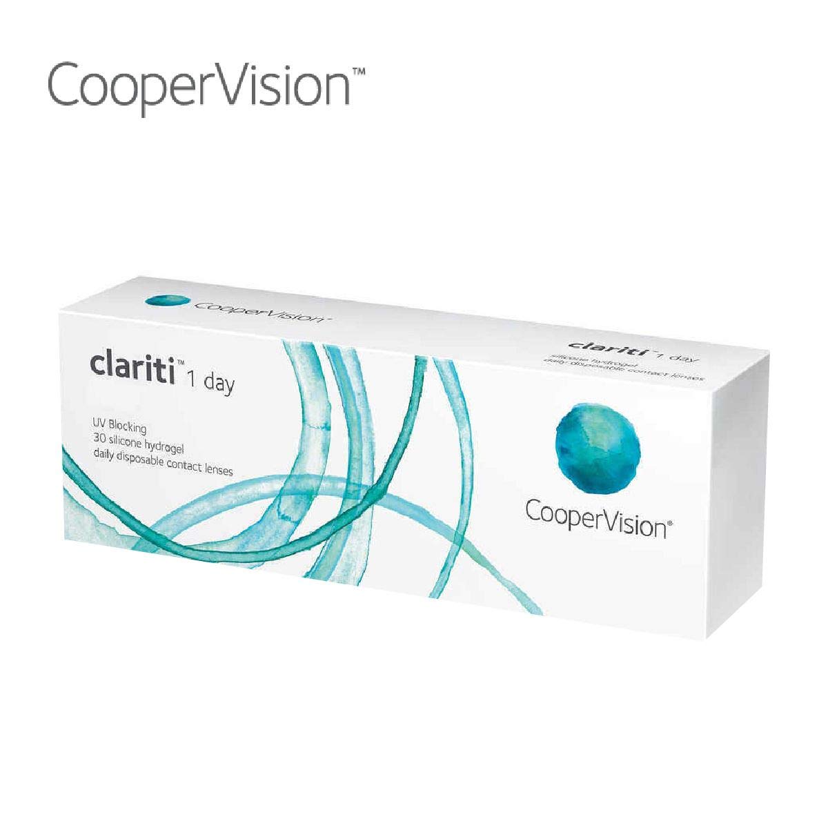 Clariti 1-DAY Cooper vision - Various Power -Daily Contact Lenses (-3.75, 8.60, 14.1, 30)