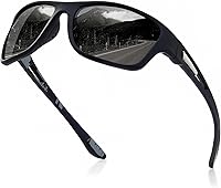 Suoso Polarized Sports Sunglasses Men Women UV400 Wrap Around Goggles Driving Fishing Cycling Running