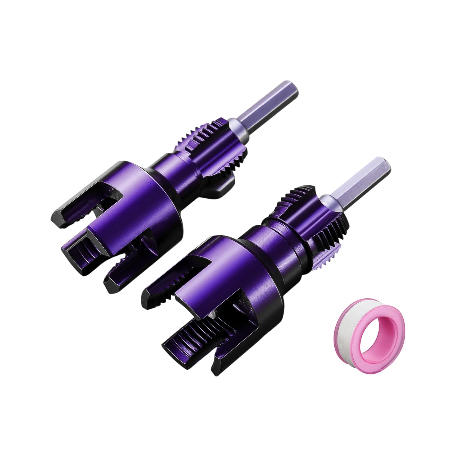 Purpose 1/2 ' ' 3/4 ' ' Internal External Threading Tool for Pipe High Tap Die Set with Hexagonal Shank Professional Plumbing Threader