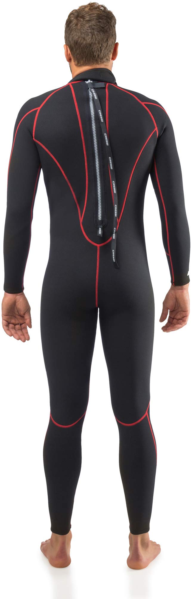 Muta Monopezzo Cressi Maya Man 2.5 Mm - Uomo, Nero/Rosso, Senza Cappuccio, Per Nuoto E Snorkeling - Foto 5