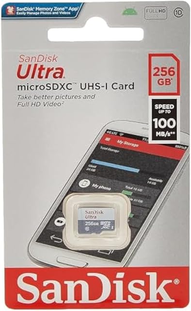 Sandisk Ultra MicroSDHC UHS-I Card 256GB