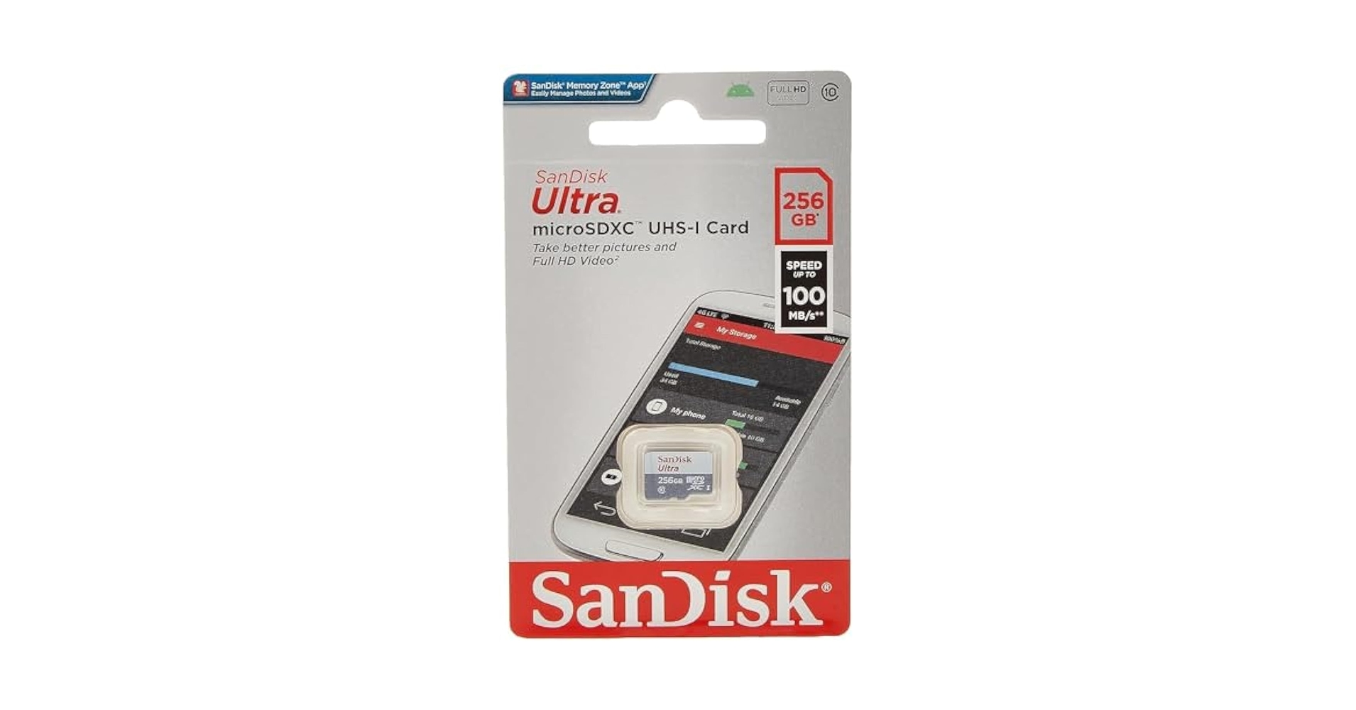 microSDカード　256GB SanDisk Ultra PLUS microSD Memory Card 256GB - Office Depot