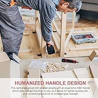 Vista 8 de 2 unids accesorio de ángulo recto destornillador eléctrico reparación dispositivo de esquina de 90 grados destornillador adaptador de enchufe