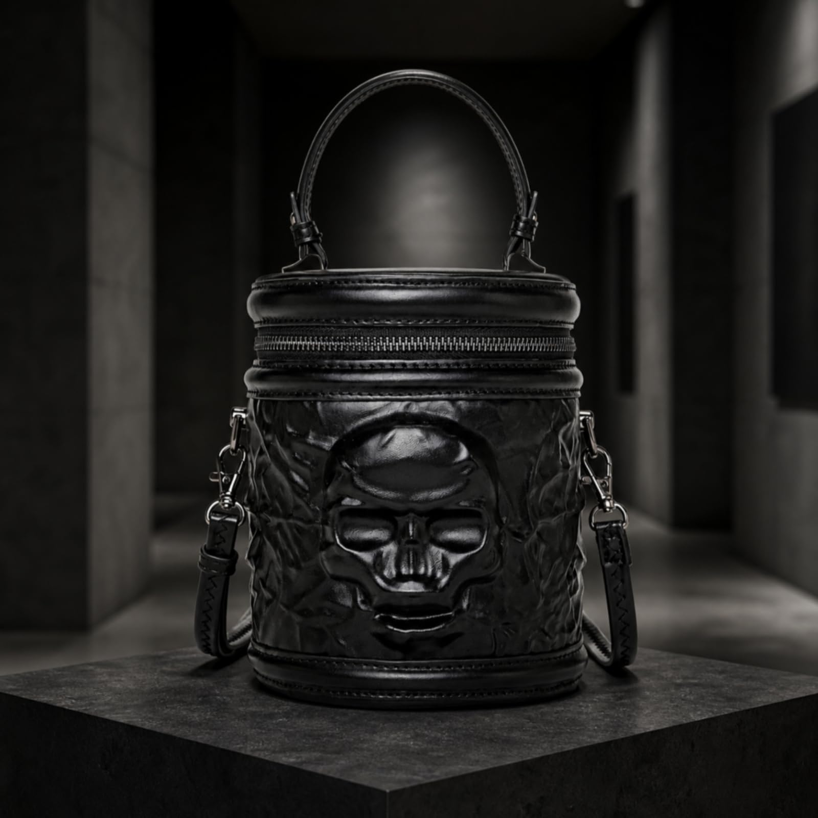 Borsa a Secchiello a Tracolla Versatile
