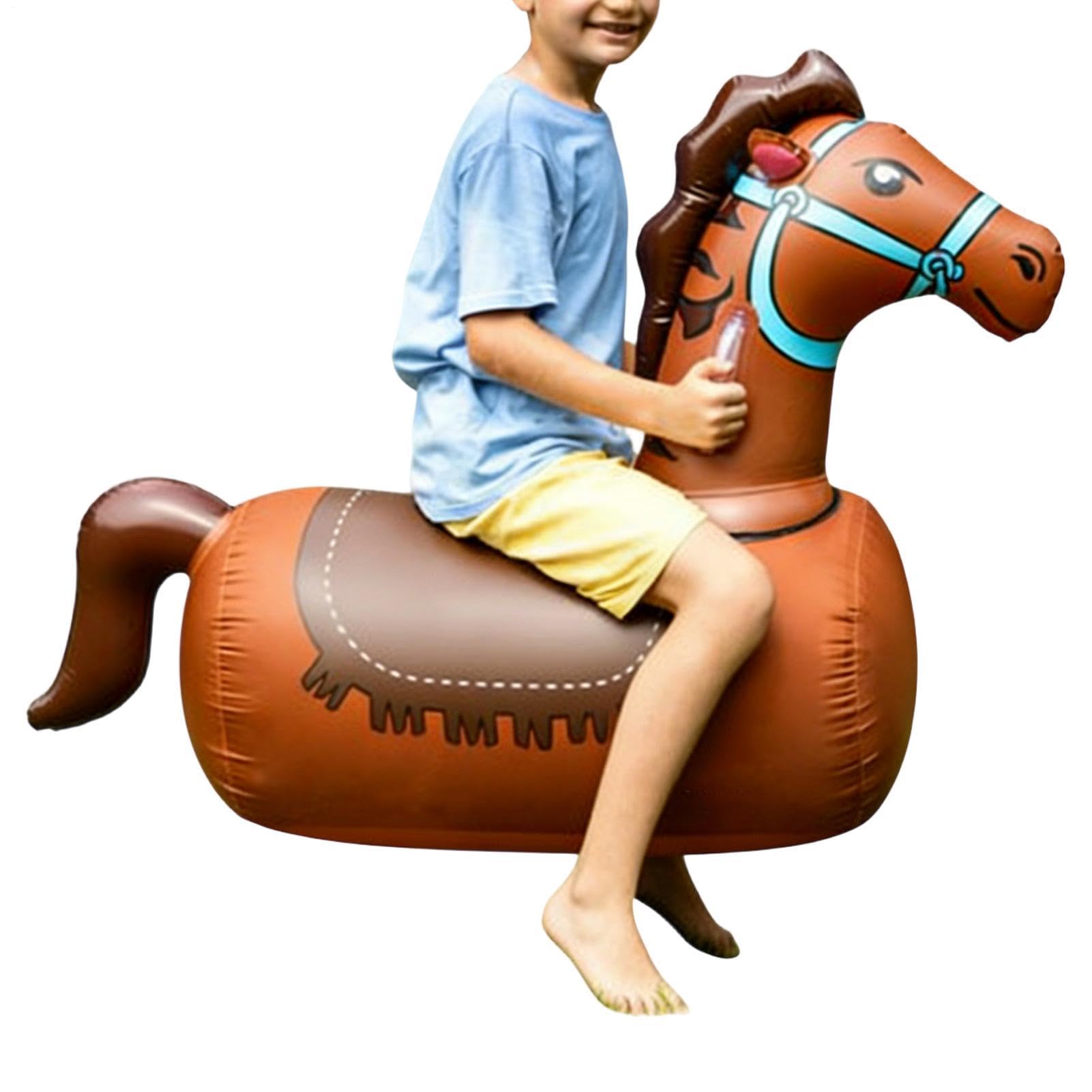 Cavallo a Dondolo Giocattolo Equilibrio Realistico per Allenamento