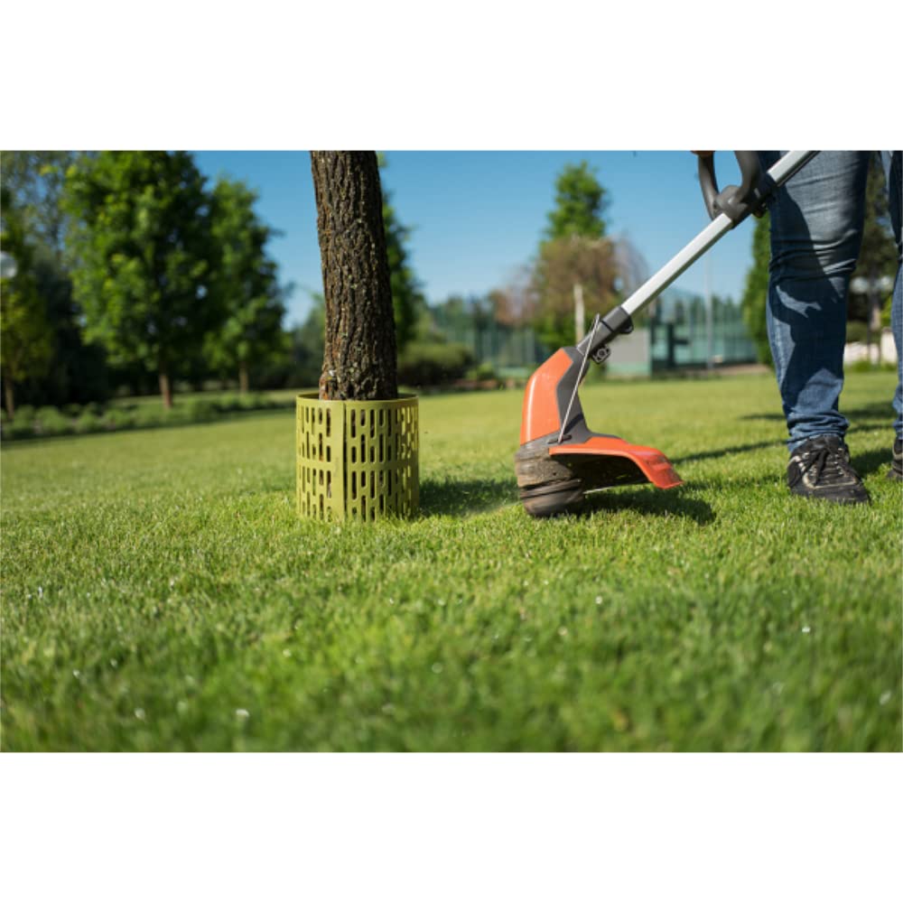 10 Pezzi Protezione per Tronco D'albero, Protezione per Alberi in Plastica, 20 x 33 cm, protezione espandibile, con 10 clip a U, protezione per alberi