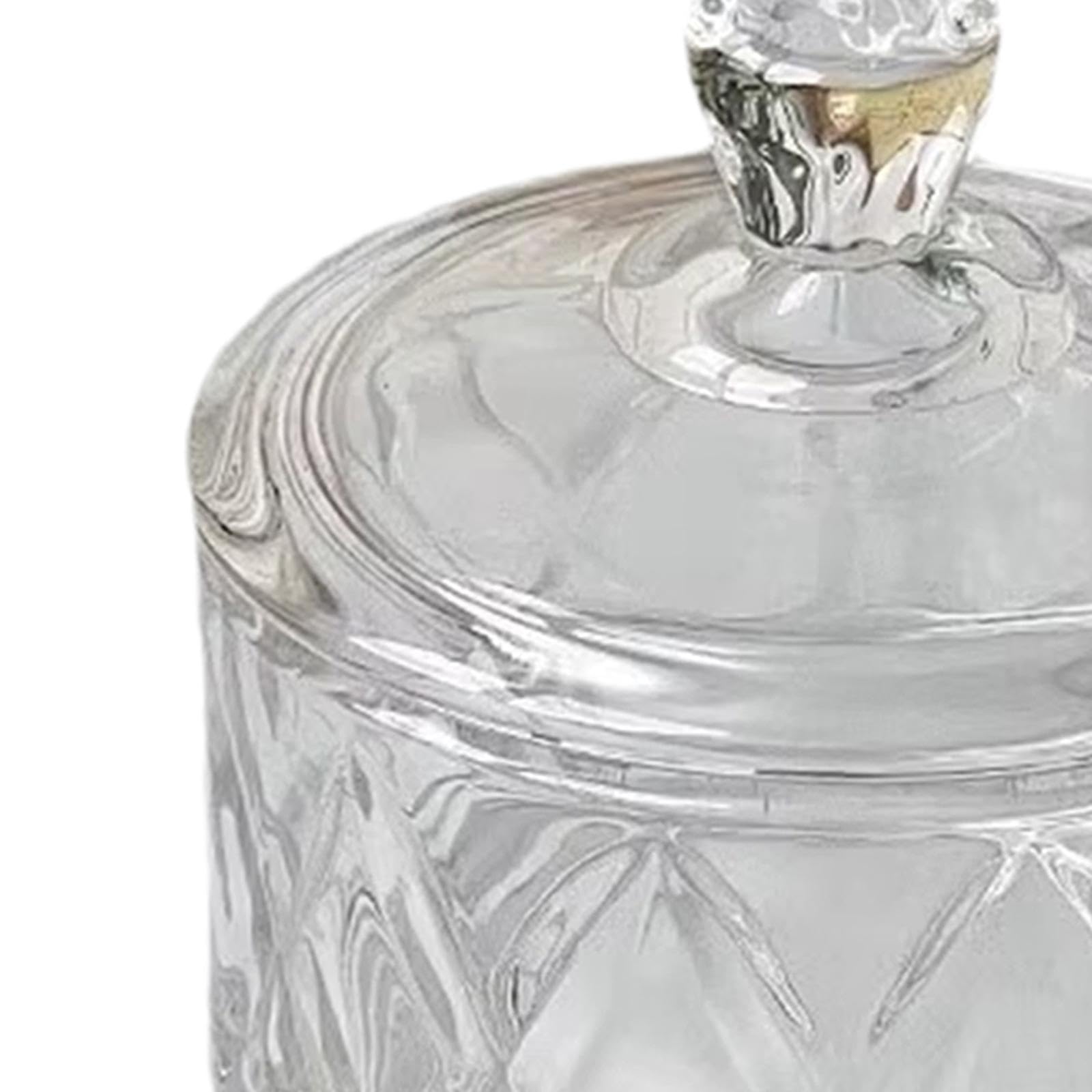 Amazon｜Dulcicasa ガラス製キャンディジャー 蓋付きバレル型 透明食品