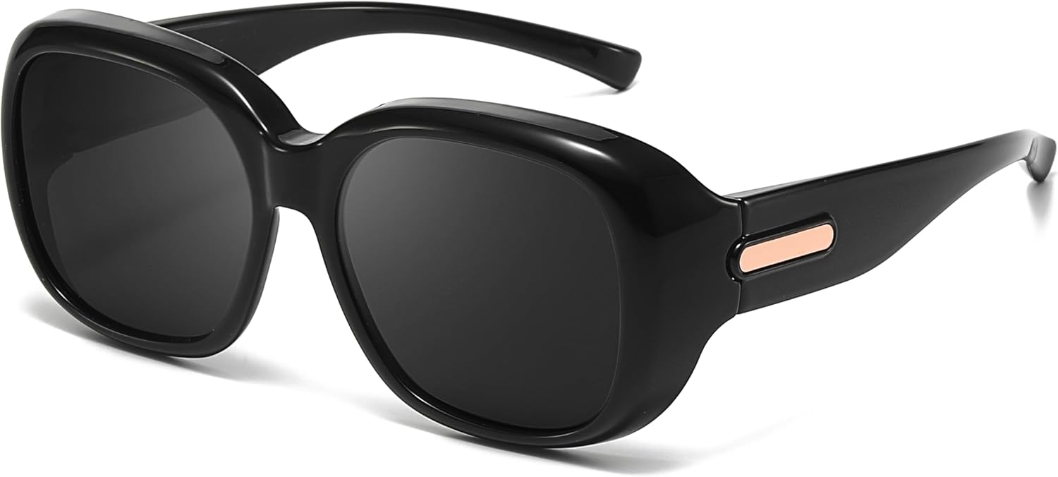 FIMILU Polarized Sunglasses Fit Over Glasses for Women, Womens Sunglasses for Driving & Outdoor UV400 Protection