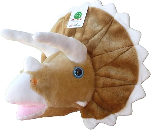 Adore Denver The Triceratops - Muñeco de peluche de dinosaurio de 13 pulgadas
