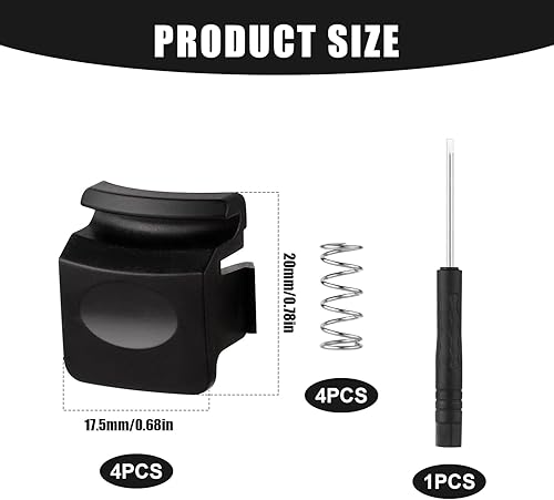 Miniatura 2 de 4 botones de repuesto compatibles con Owala FreeSip de 24 onzas, 32 onzas, tapa de botella de agua sin BPA, interruptor de presión superior, tapón