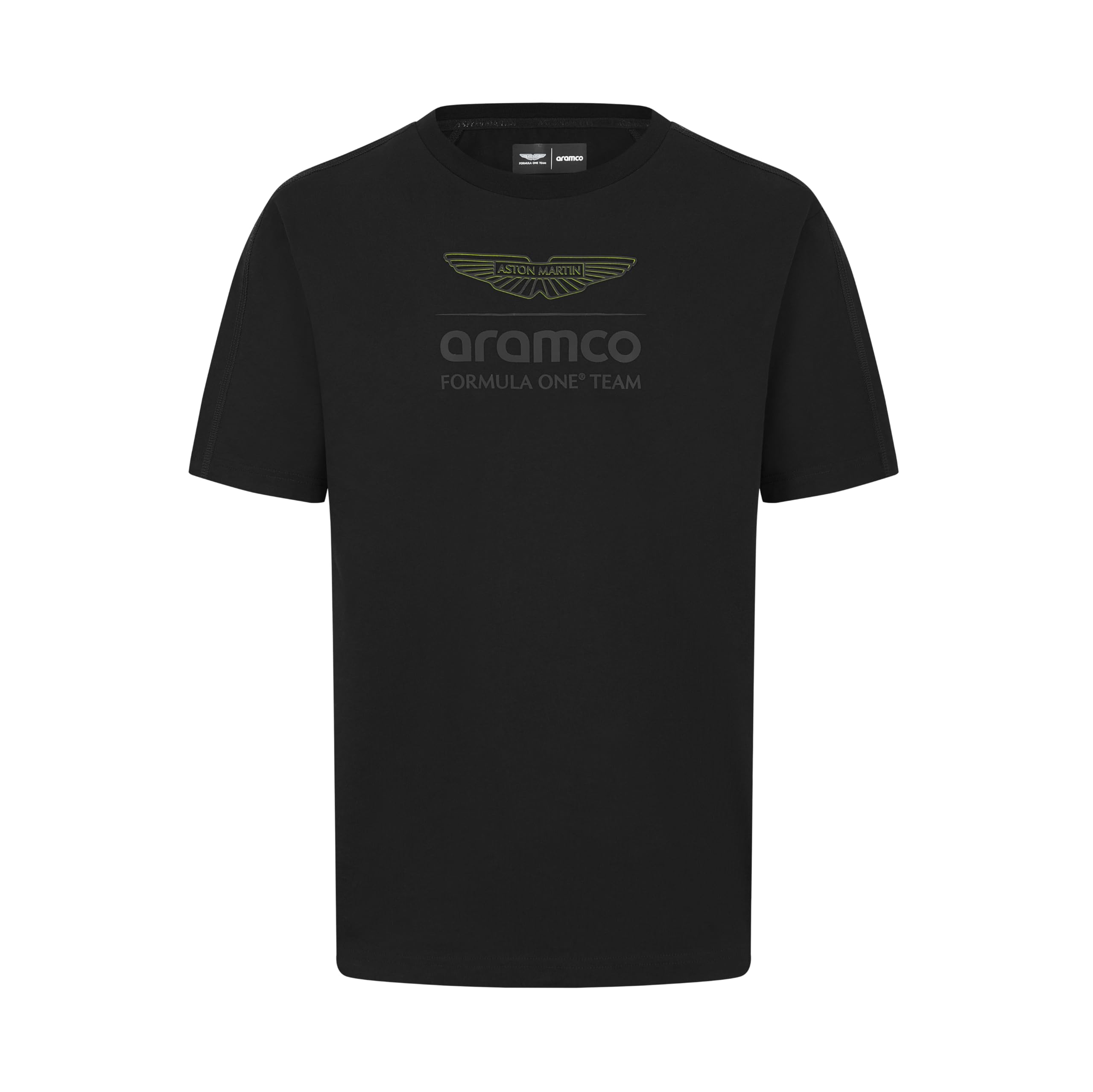 Aston Martin F1 Men's Stealth Logo Tshirt - Black - Size: X-Large