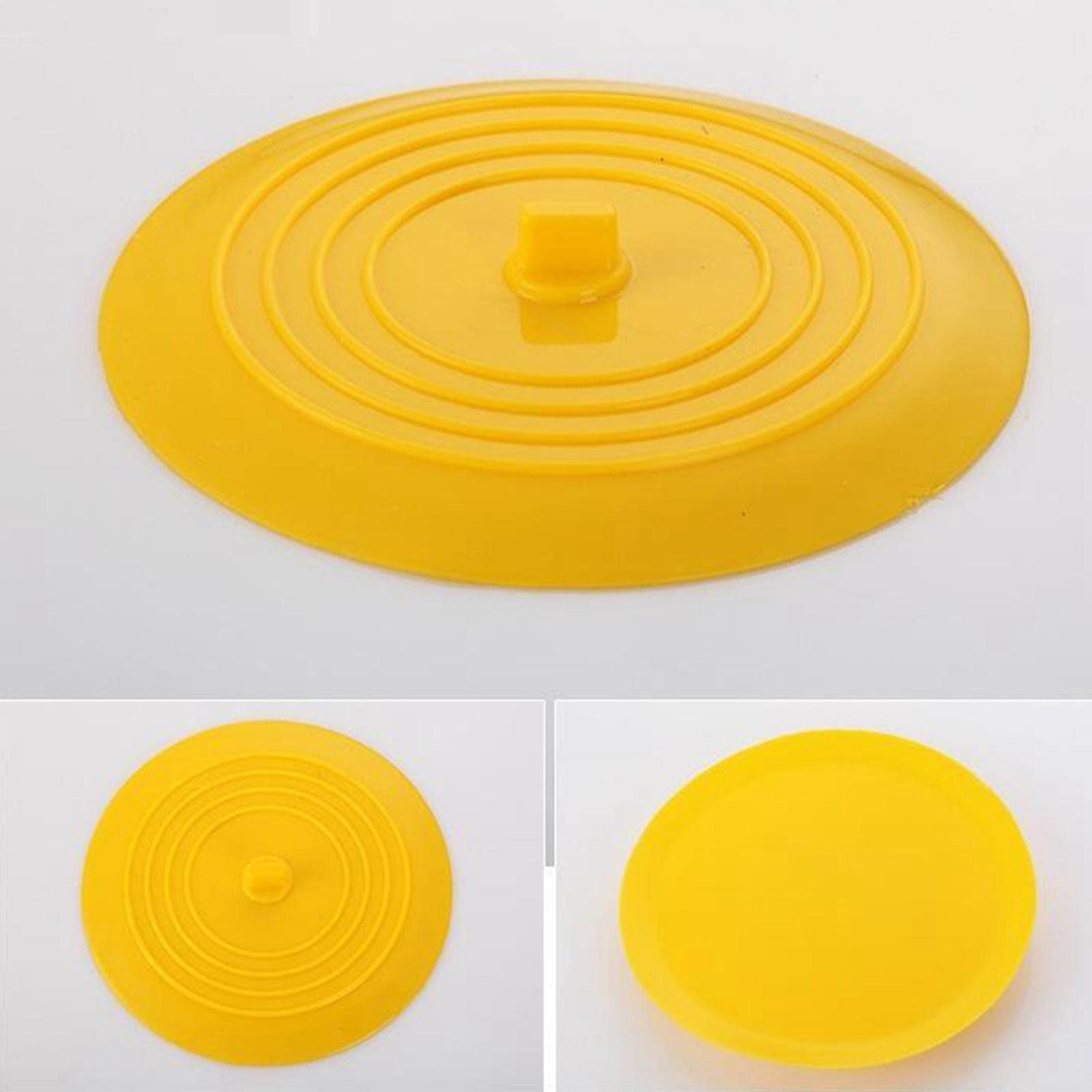 Silicone Tub Stopper Bathtub Drain Stopper Sealing Sink Stopper Yellow-picture-10