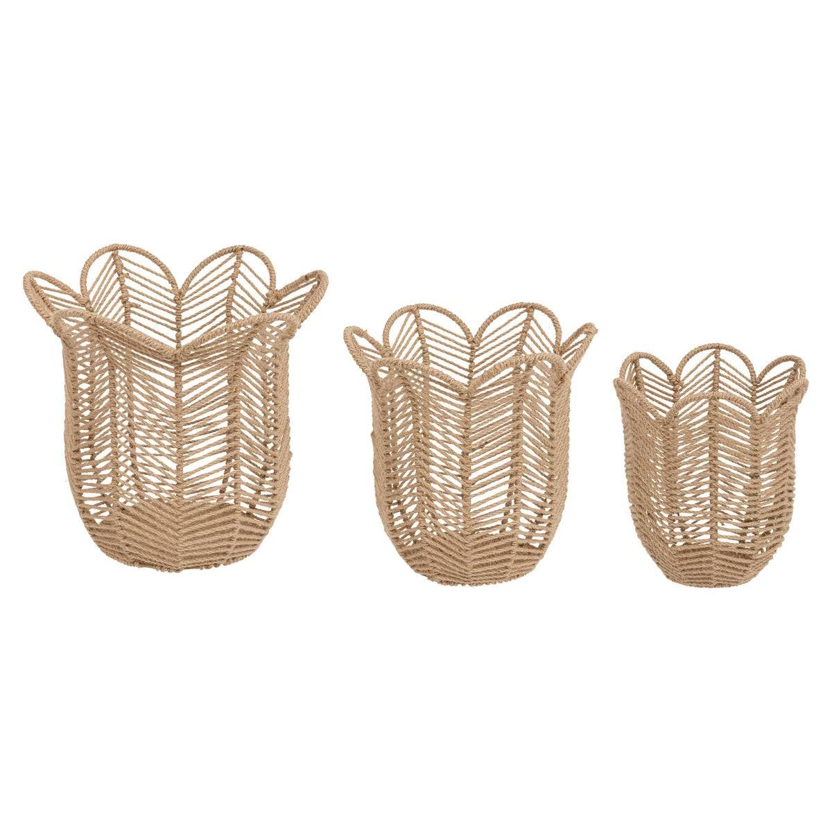 Atmosphera - 3er-set Körbe "The Blumal" - Beige