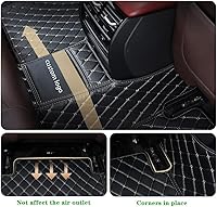 Vista 4 de Alfombrillas de coche para todo tipo de clima, personalizadas para Toyota 99% sedán, camión, Coupé, Hatchback Pickup 2000-2023