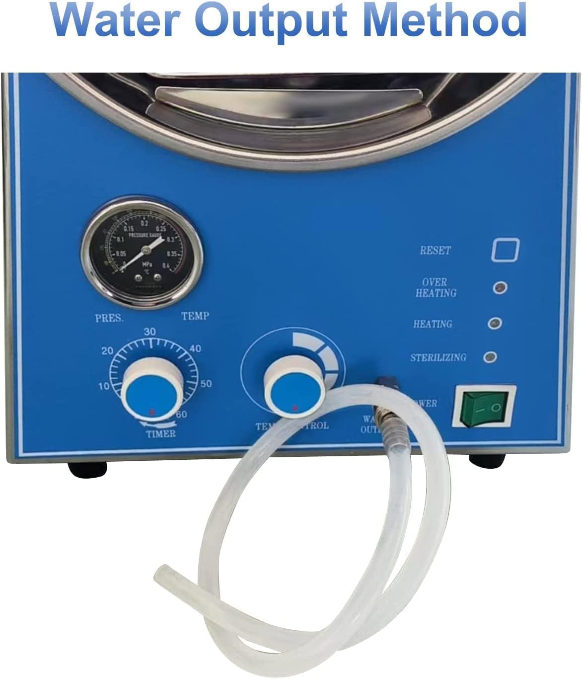 Benchtop Steam Autoclave 24 Liter Stainless Steel Lab Autoclave Sterilizers