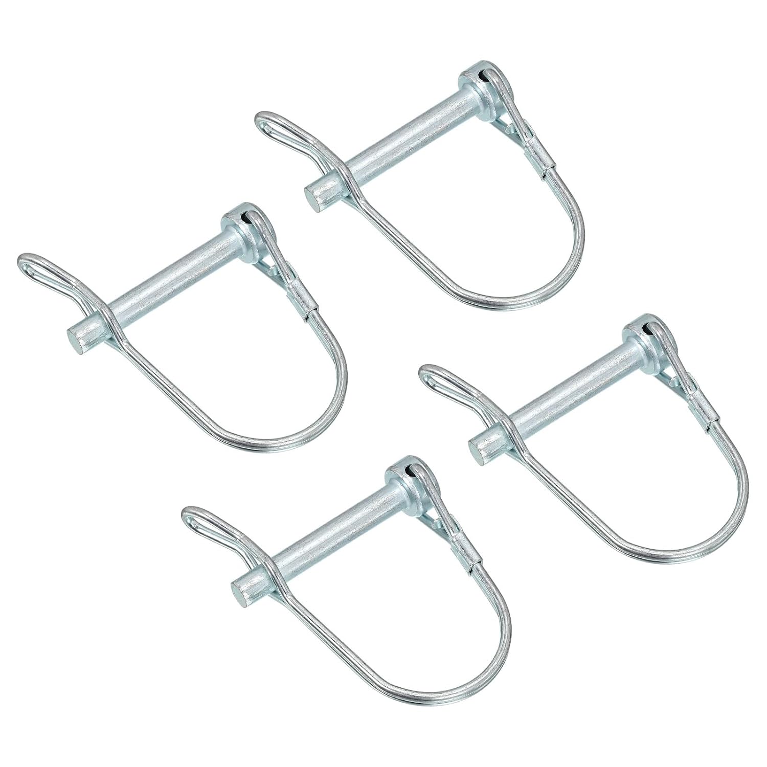 4-Piece Trailer Coupler Pin Set – Stainless Steel Hitch Lock Pins With Long Wire For Security