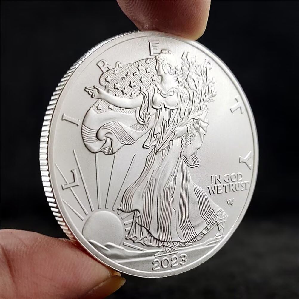 Amazon.com: 2024 Liberty American Eagle 硬幣複製品美元無流通硬幣自由硬幣: 藝術古董收藏
