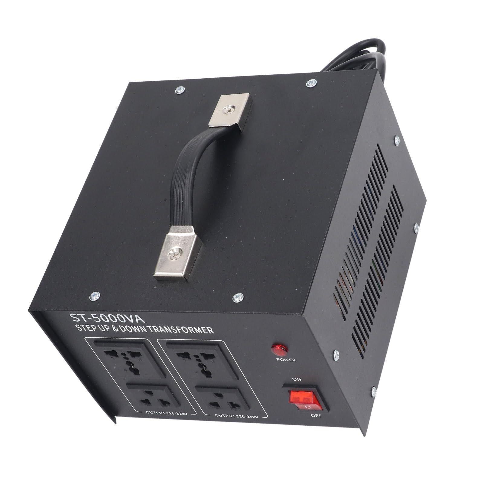 Generic Transformateur de Tension Puissant Convertisseur Step Up 5000W Réglable pour l'alimentation électrique dans les Laboratoires et les Industries Scientifiques (Prise UE)