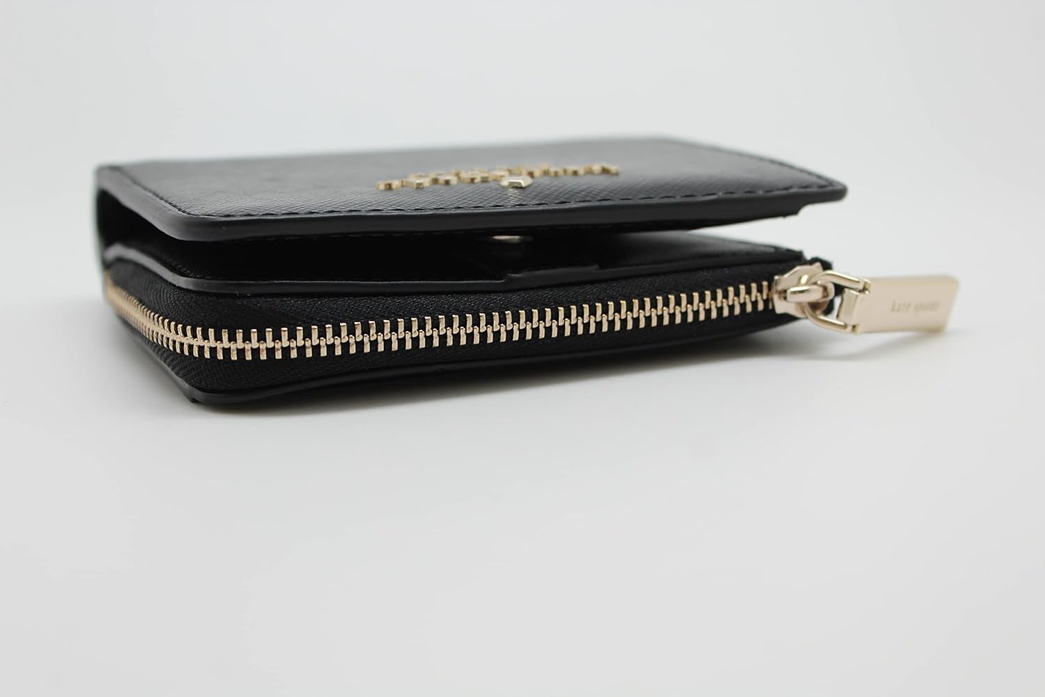 Kate Spade Staci Small L-Zip Bifold Wallet Black : Clothing, Shoes & Jewelry