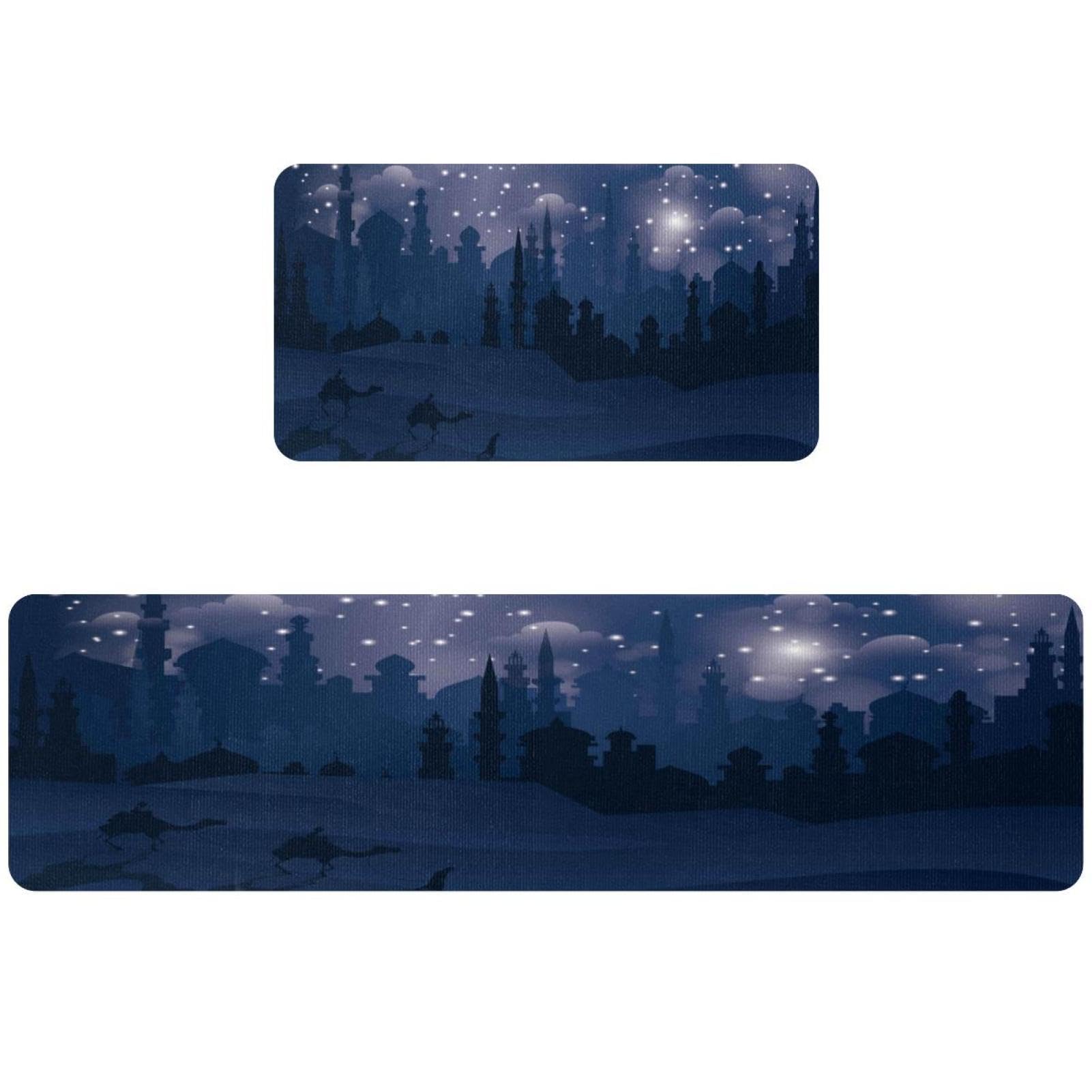 Alfombrillas de cocina para evitar resbalones y suelos mojados VAPOKF pack de 2