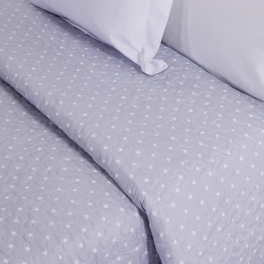 10XDIEZ Colcha boutie Microfibra - Cama 150cm, Stars