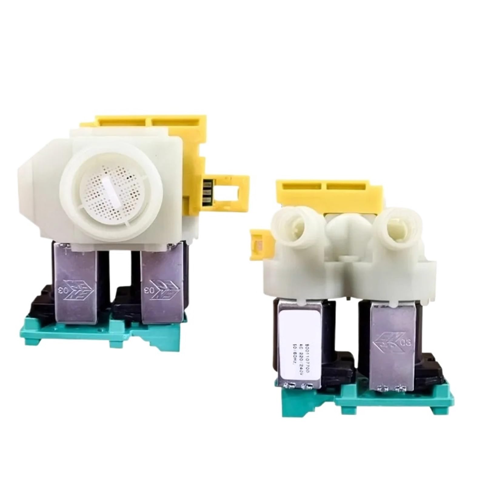Udhbjebq One Color 33490467 8001107700 Electric Water Inlet Solenoid Valve For Washing Machine Washer Parts