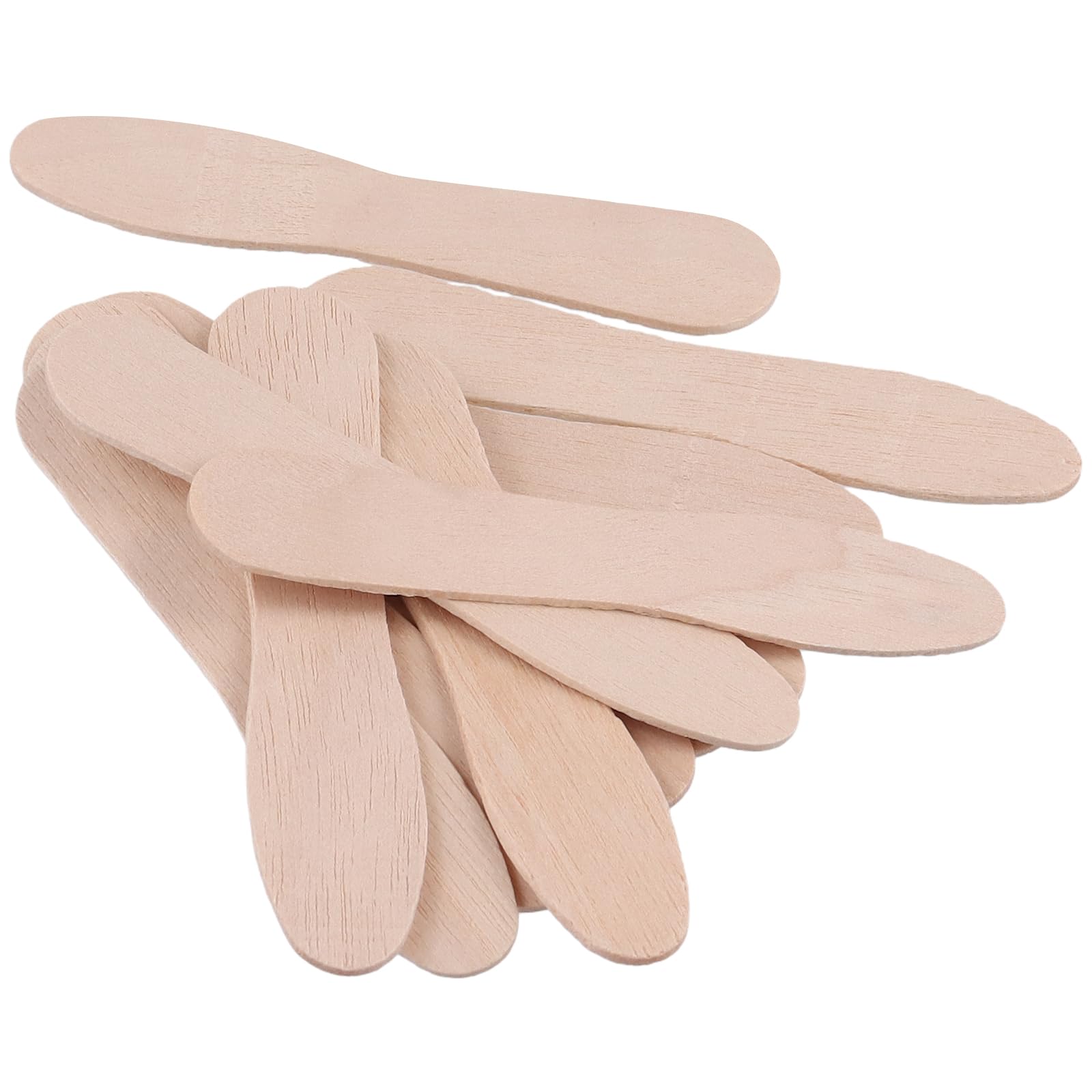 MUKLEI Lot de 3 000 cuillères à crème glacée en bois - Mini cuillères de dégustation en bois - Petites cuillères à dessert amovibles - Cuillères d'échantillons en bois pour travaux manuels,