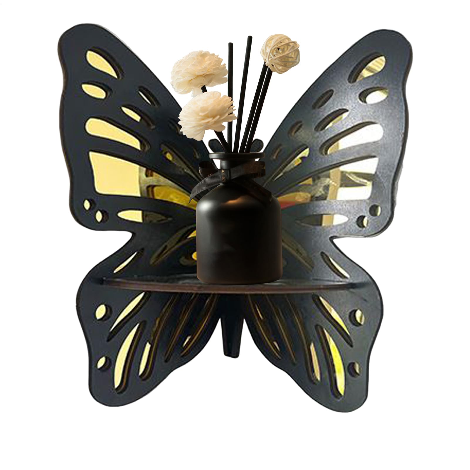 Étagère d'angle décorative en bois noble pour un intérieur raffiné