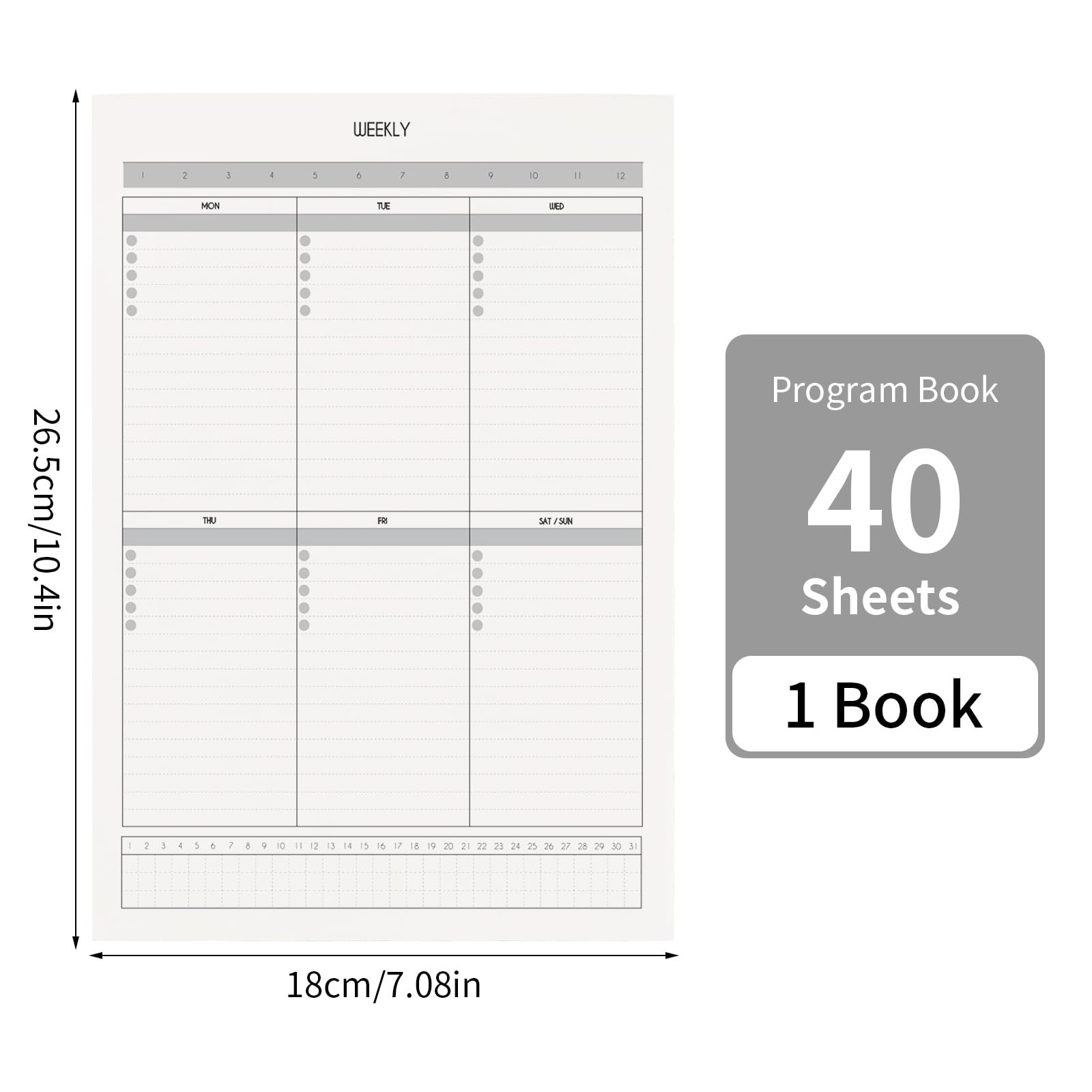 Bloc-notes De Liste De Tâches Quotidiennes - Organisateur Portable