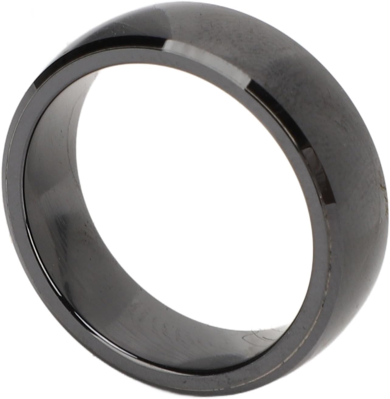 Smart Ring for Men Women, Portable Smart Ceramic Finger Ring for Access Control Attendance System, IP68 Waterproof, Black