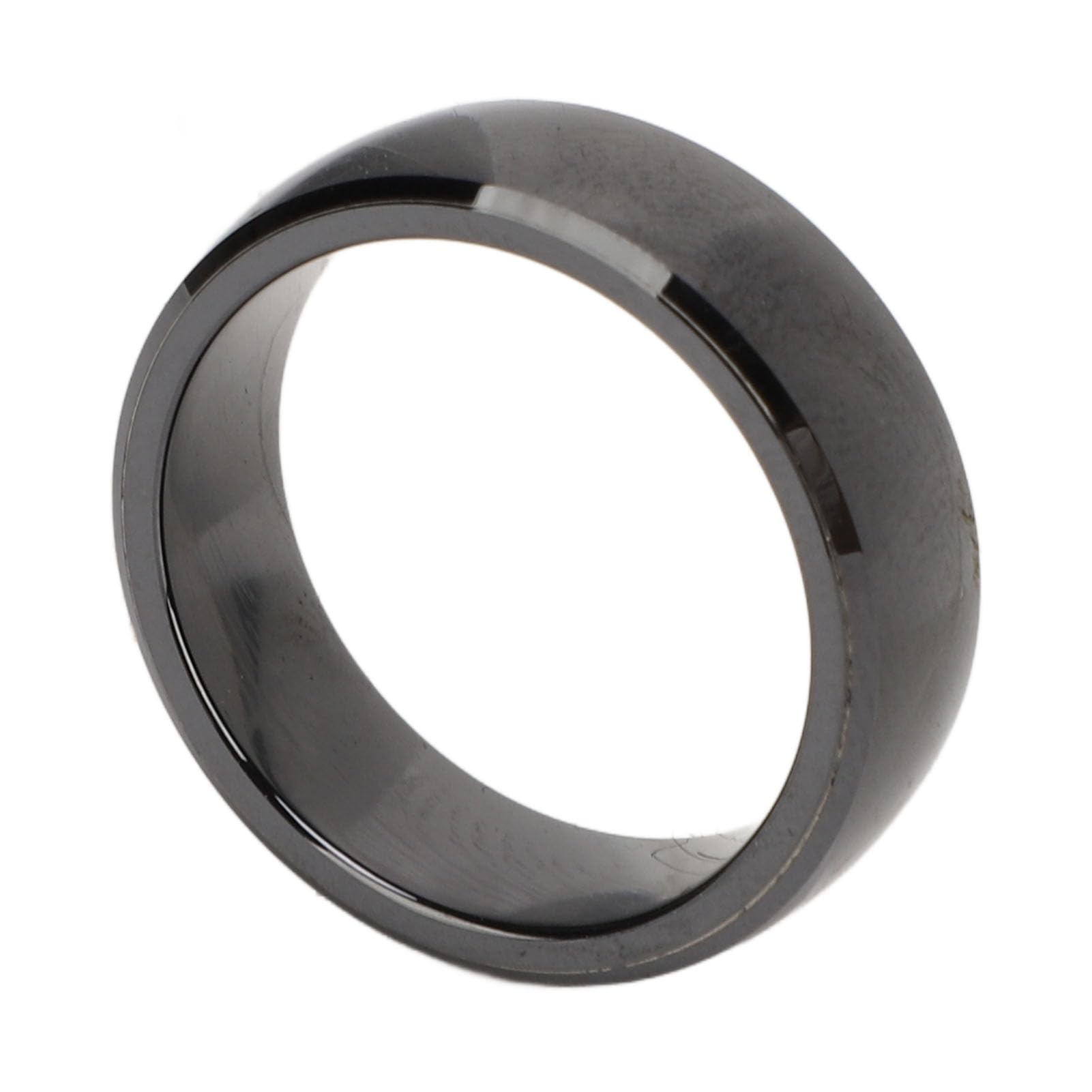 Smart Ring for Men Women, Portable Smart Ceramic Finger Ring for Access Control Attendance System, IP68 Waterproof, Black