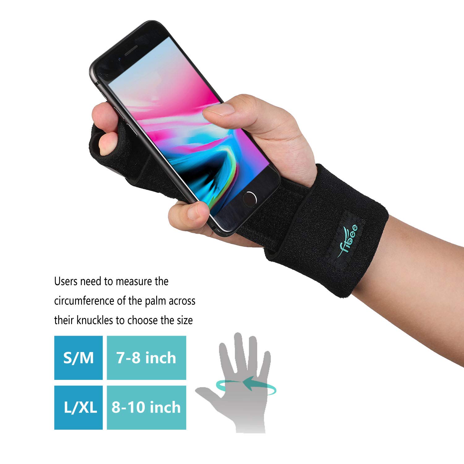 2 Finger Splint Trigger Finger Splint, Adjustable Two Finger Splint