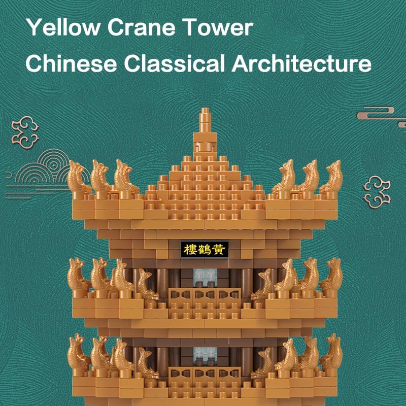 Yellow Crane Tower Chinese Classical Architecture model
