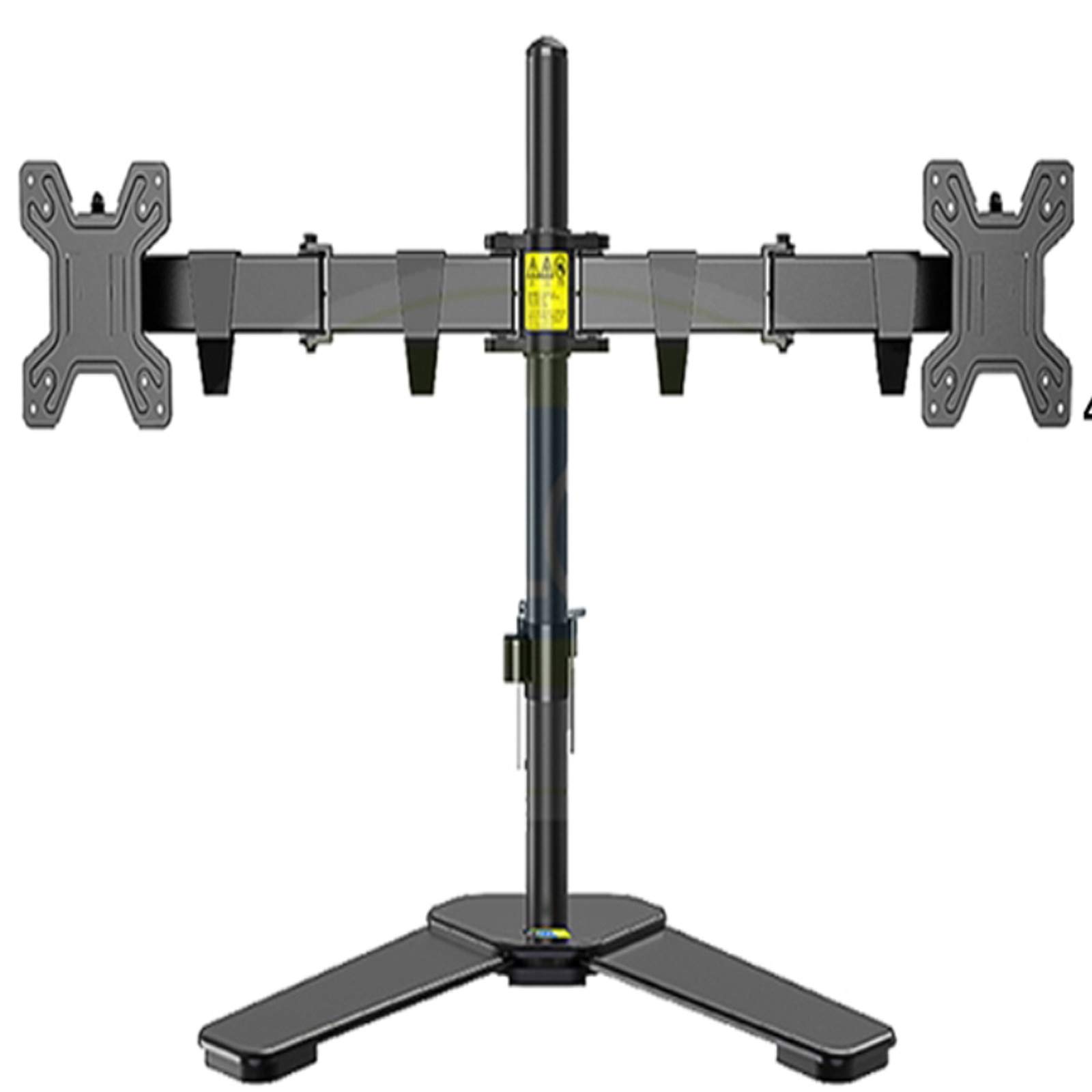 Supporto per Doppio Monitor - Bracci con Staffa Girevole, Monitor per Computer articolato inclinabile, per schermi di Computer da 17 a 27 Pollici