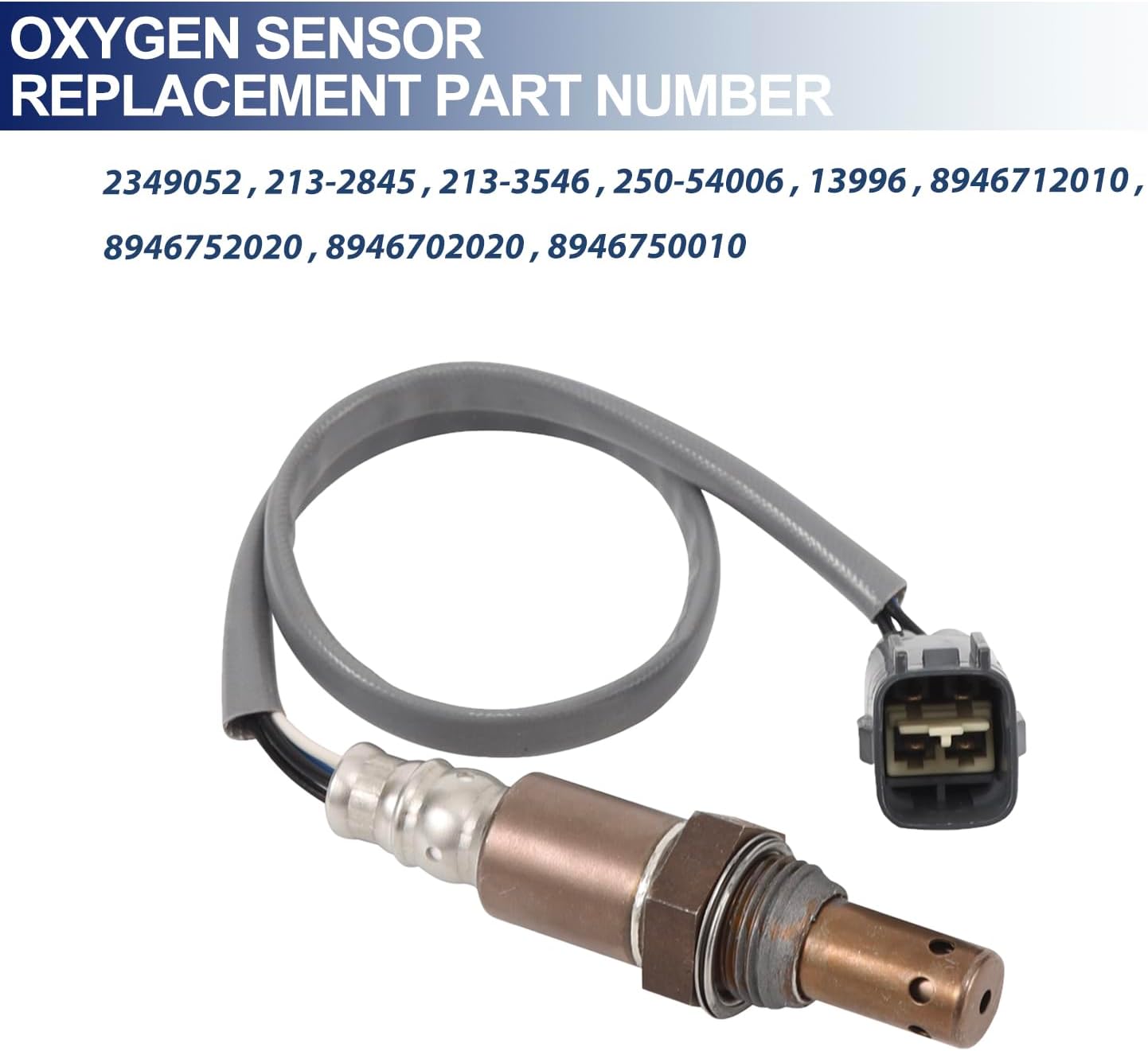 O2 Oxygen Sensor Upstream for Toyota Yaris 2007-2012 1.5L L4, for Toyota Matrix Corolla 1.8L 2005-2008, for Lexus LS460 4.6L V8 2007-2009, for Pontiac Vibe 1.8L 2005-2008, Replace 234-9052 1Pc